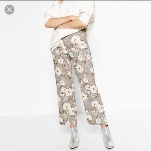 Zara Floral Dress Pants!